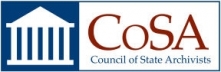 Council of State Archivists (CoSA) logo