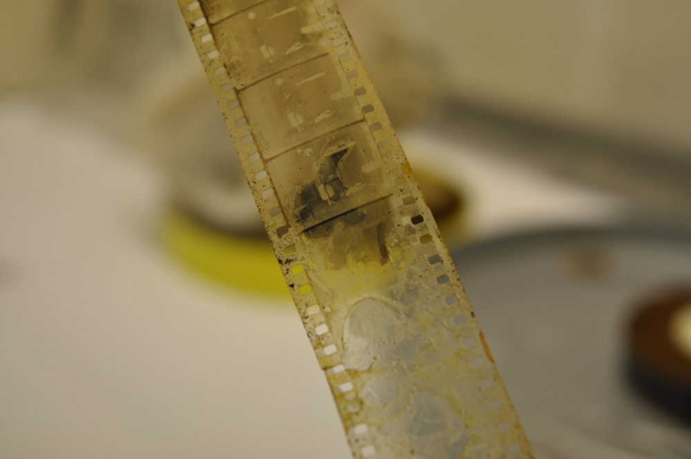 Deteriorating nitrate film