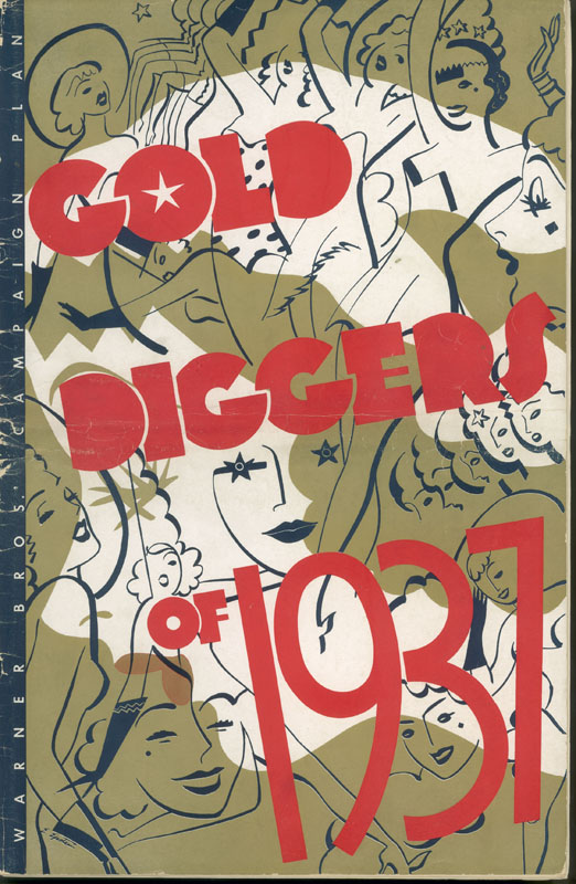 Cover of the Gold Diggers of 1937 press book.