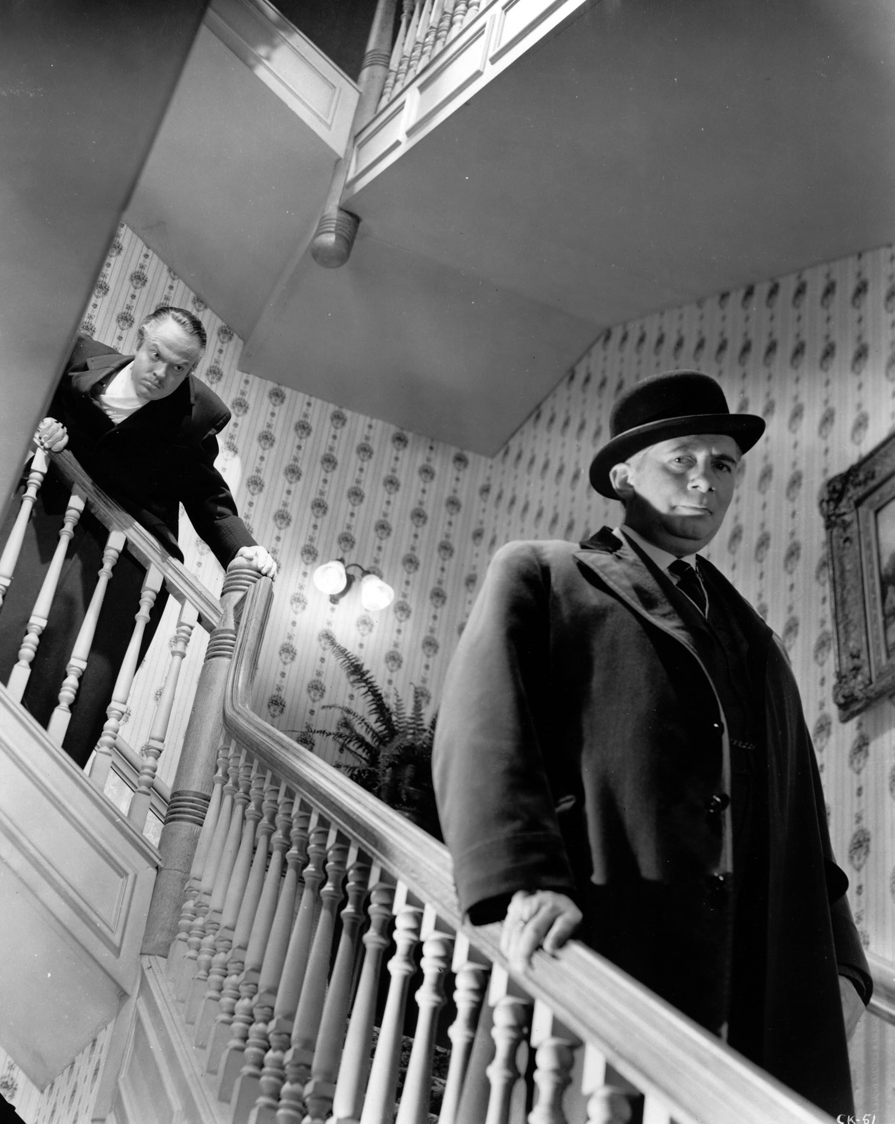 Orson Welles and Ray Collins in a still from Citizen Kane.