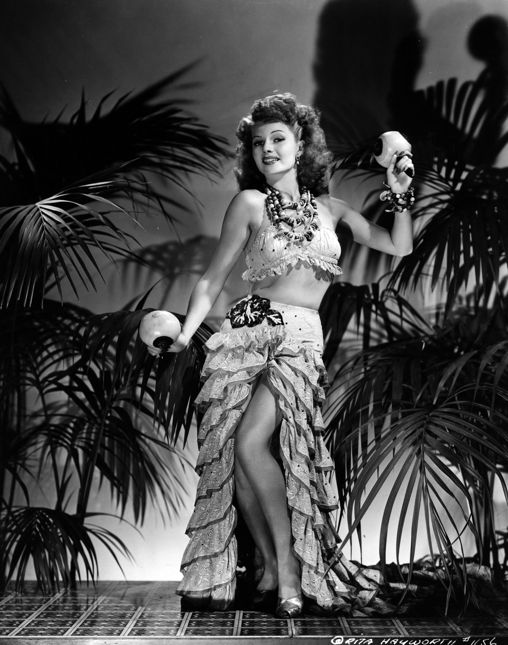 Columbia publicity still of Rita Hayworth dancing, circa 1941.